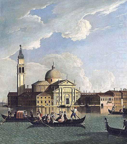 Johan Richter View of San Giorgio Maggiore, Venice china oil painting image